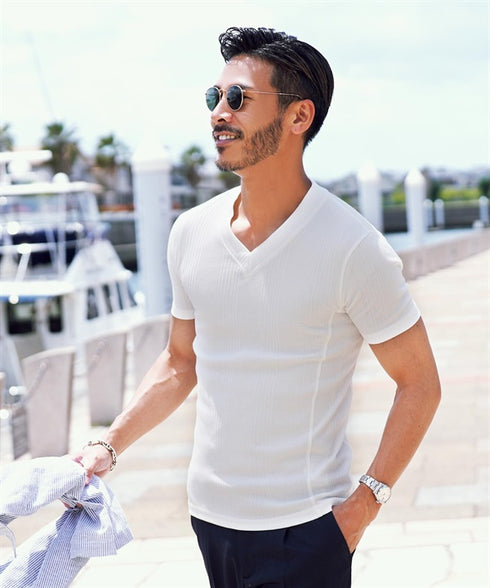 ホワイト MODEL : GO 180cm 66kg Lsize