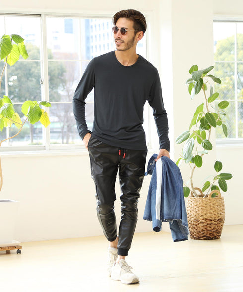 チャコールグレー MODEL : GO 180cm 66kg Lsize