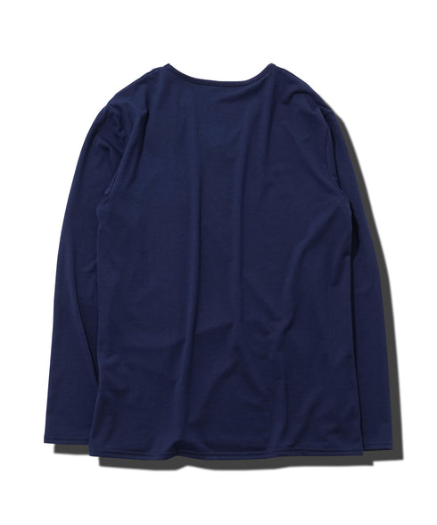 TR Vネック 長袖 Tシャツ | ロンTメンズ 無地 ロンティー カットソー TR インナー トップス