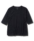 TRVネック五分袖Tシャツ