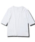 TRVネック五分袖Tシャツ
