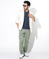 チャコールグレー MODEL : GO 180cm 66kg Lsize