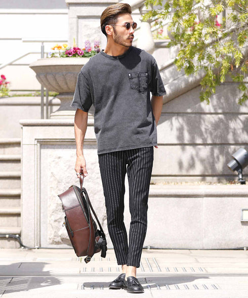 ブラックストライプ(アンクル) MODEL : GO 180cm 66kg Lsize