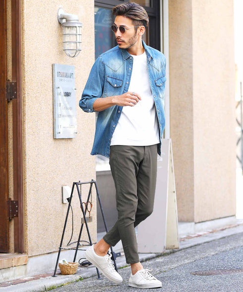 グレー(アンクル) MODEL : GO 180cm 66kg Lsize