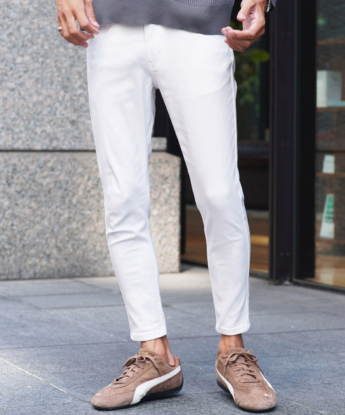 ハイパーストレッチスキニーパンツ │メンズ レディース ユニセックス タイト 細い 動きやすい 楽 ブラック ネイビー アンクル JIGGYSSHOP