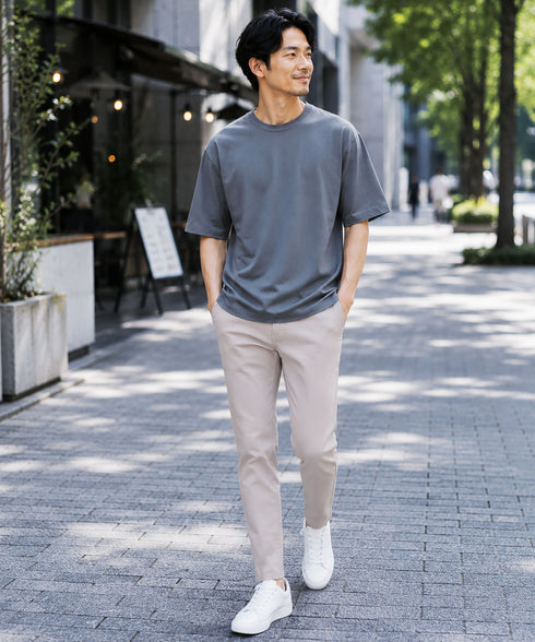 カラースキニーパンツ│メンズ レディース ユニセックス スキニー 細身 タイト ストレッチ 動きやすい ブラック ベージュ ホワイト ストライプ ビジネス 【メール便】 JIGGYSSHOP