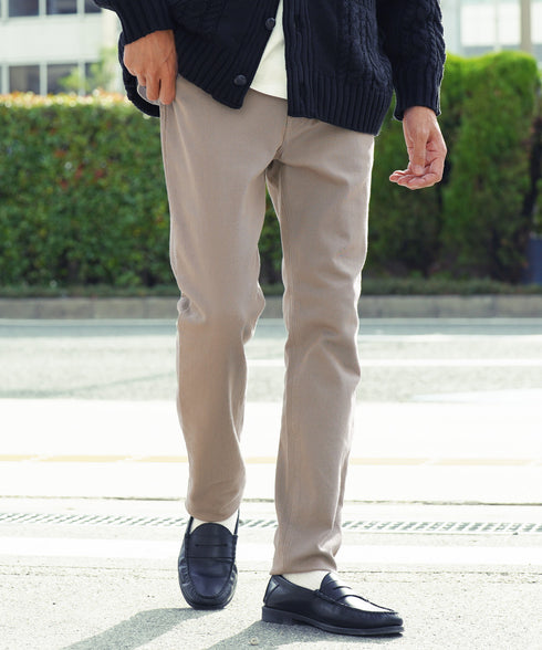 スリムフィットストレッチチノパン│メンズ 細め チノ ビジネス カジュアル ブラック ベージュ グレー きれい目 清潔感