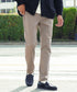 スリムフィットストレッチチノパン│メンズ 細め チノ ビジネス カジュアル ブラック ベージュ グレー きれい目 清潔感