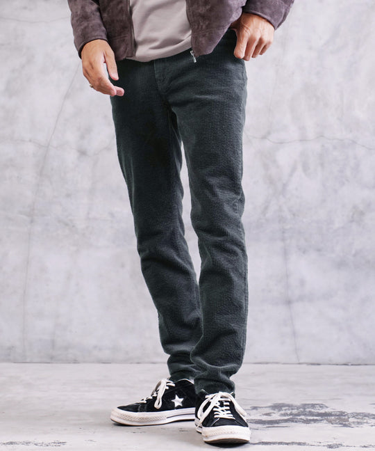 スリムフィットストレッチチノパン│メンズ 細め チノ ビジネス カジュアル ブラック ベージュ グレー きれい目 清潔感