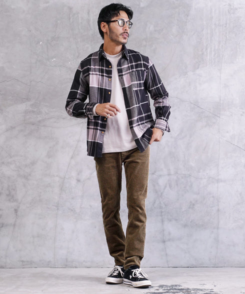 スリムフィットストレッチチノパン│メンズ 細め チノ ビジネス カジュアル ブラック ベージュ グレー きれい目 清潔感