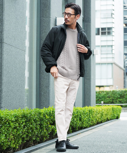 スリムフィットストレッチチノパン│メンズ 細め チノ ビジネス カジュアル ブラック ベージュ グレー きれい目 清潔感