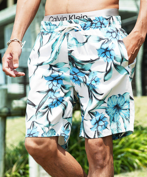 スイムショートパンツ│メンズ 水着 スイムウェア サーフパンツ 海 水陸両用 速乾 ボードショーツ