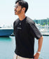 KANGOL / カンゴール 別注 コラボ ロゴ 刺繍 ビッグシルエット 半袖 Tシャツ |Tシャツ クルーネック メンズ ブランド 半袖 無地 カットソー