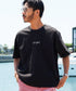 KANGOL / カンゴール 別注 コラボ ロゴ 刺繍 ビッグシルエット 半袖 Tシャツ |Tシャツ クルーネック メンズ ブランド 半袖 無地 カットソー