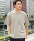KANGOL / カンゴール 別注 コラボ ロゴ 刺繍 ビッグシルエット 半袖 Tシャツ |Tシャツ クルーネック メンズ ブランド 半袖 無地 カットソー