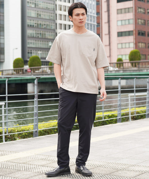 KANGOL / カンゴール 別注 コラボ ロゴ 刺繍 ビッグシルエット 半袖 Tシャツ |Tシャツ クルーネック メンズ ブランド 半袖 無地 カットソー
