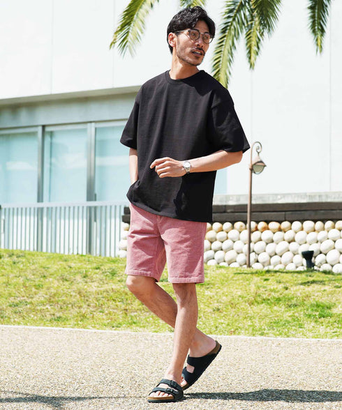 コーデュロイピンク MODEL : GO 180cm 66kg Lsize