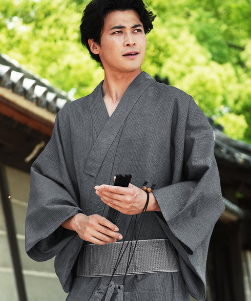 浴衣メンズ6点セット / 京都の老舗が監修 2026 最新 簡単に着れる 毎年人気のメンズおしゃれ浴衣 花火大会、 祭りデートにおすすめ 和服 男性 XS S M L XL サイズ 花火 夏祭り 男性用 男性浴衣 ゆかた yukata 大きいサイズ