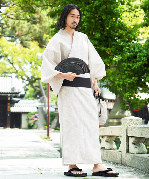 生成り絣(きなりがすり)