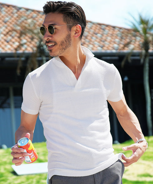 ホワイト MODEL : GO 180cm 66kg Lsize