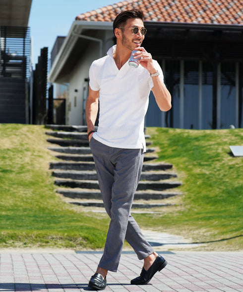 ホワイト MODEL : GO 180cm 66kg Lsize