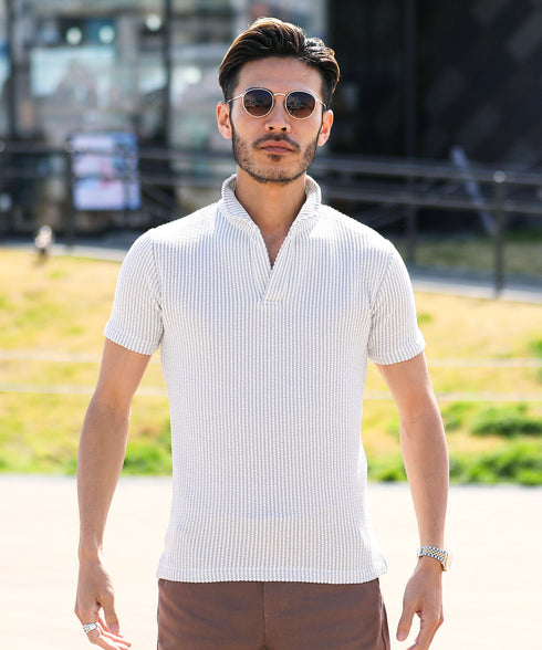 ホワイト×グレー MODEL : GO 180cm 66kg Lsize