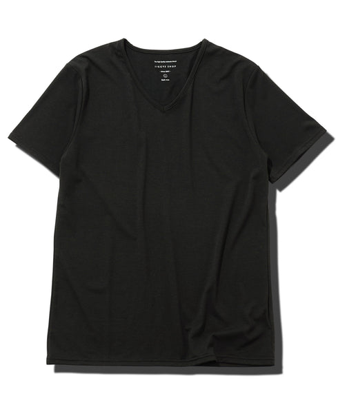 Vネック半袖Tシャツ
