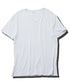 Vネック半袖Tシャツ