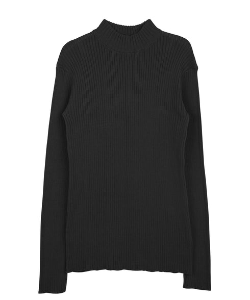 cブラック(モックネック)