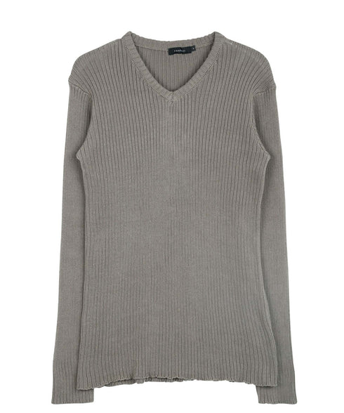 aグレージュ(Vネック)