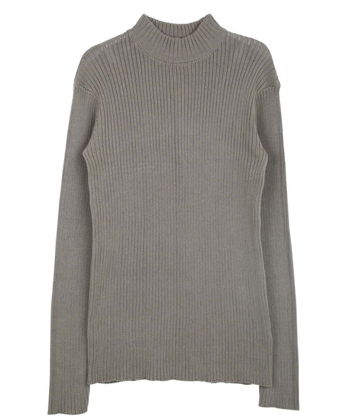 cグレージュ(モックネック)