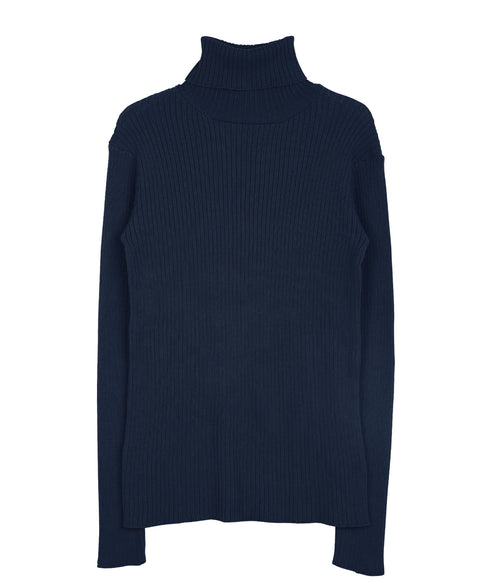 bネイビー(タートルネック)