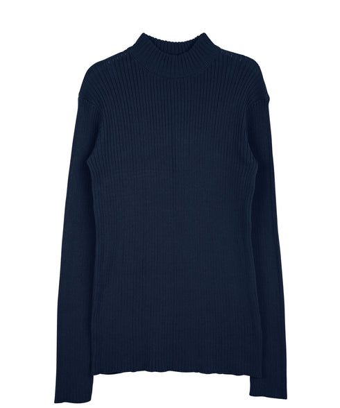 cネイビー(モックネック)