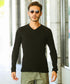 aブラック(Vネック) MODEL : GO 180cm 66kg Lsize