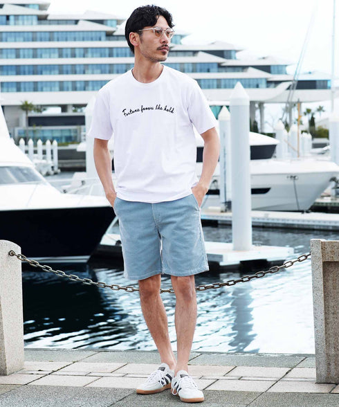 B ホワイト MODEL : GO 180cm 66kg Lsize