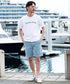 B ホワイト MODEL : GO 180cm 66kg Lsize