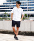 Fホワイト MODEL : GO 180cm 66kg Lsize