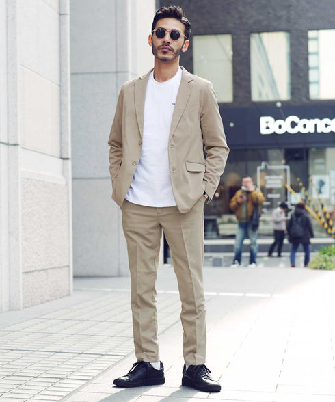 グレージュ MODEL : GO 180cm 66kg Lsize