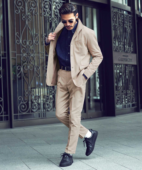 モカベージュ MODEL : GO 180cm 66kg Lsize