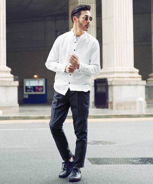 ネイビー MODEL : GO 180cm 66kg Lsize