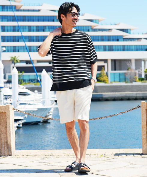 マルチパイルショーツ│メンズ 男性用 タオル素材 涼しい ひんやり UVカット ショートパンツ 短パン 旅行 リゾート ビーチ 海