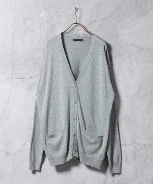 コットンカーディガン│トップス ニットカーデ 無地 長袖 レディース ユニセックス オーガニックコットン 綿 S M L XL 春 春服 秋 秋服 JIGGYSSHOP