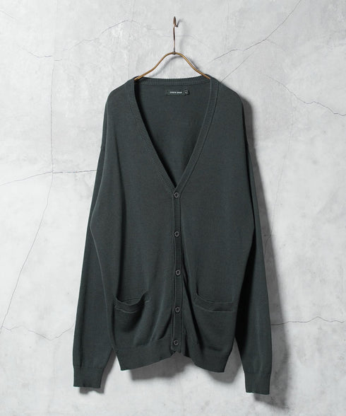 コットンカーディガン│トップス ニットカーデ 無地 長袖 レディース ユニセックス オーガニックコットン 綿 S M L XL 春 春服 秋 秋服 JIGGYSSHOP