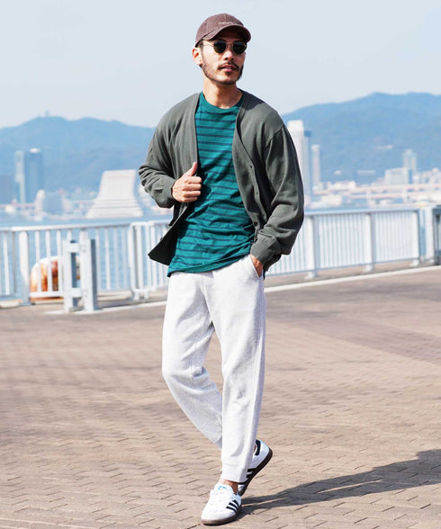 チャコールグレー MODEL : GO 180cm 66kg Lsize