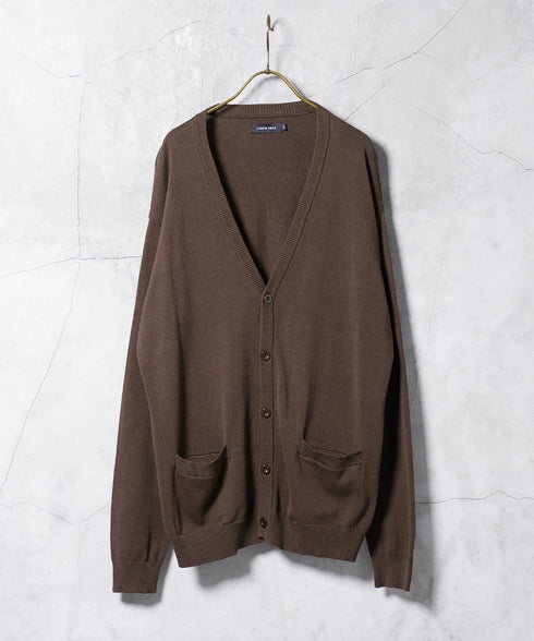 コットンカーディガン│トップス ニットカーデ 無地 長袖 レディース ユニセックス オーガニックコットン 綿 S M L XL 春 春服 秋 秋服 JIGGYSSHOP