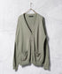 コットンカーディガン│トップス ニットカーデ 無地 長袖 レディース ユニセックス オーガニックコットン 綿 S M L XL 春 春服 秋 秋服 JIGGYSSHOP