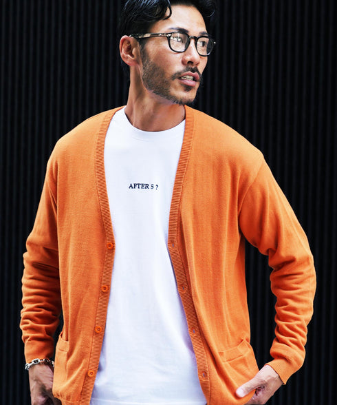 コットンカーディガン│トップス ニットカーデ 無地 長袖 レディース ユニセックス オーガニックコットン 綿 S M L XL 春 春服 秋 秋服 JIGGYSSHOP