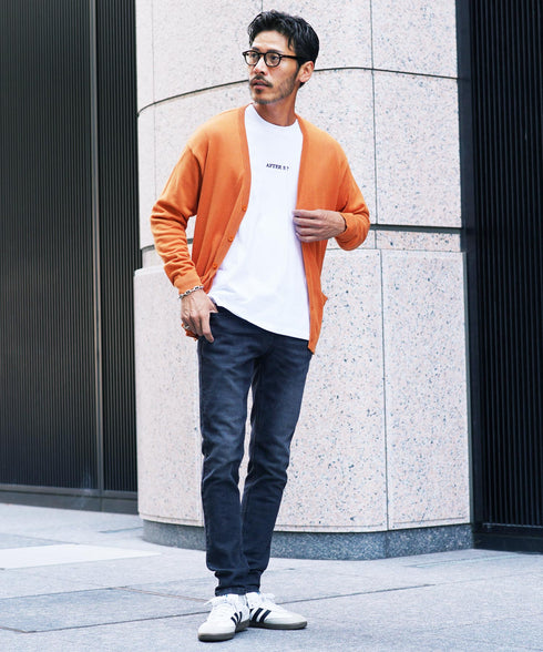 コットンカーディガン│トップス ニットカーデ 無地 長袖 レディース ユニセックス オーガニックコットン 綿 S M L XL 春 春服 秋 秋服 JIGGYSSHOP