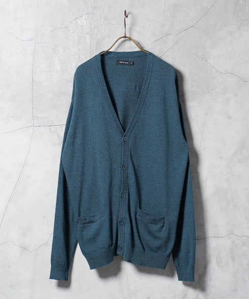 コットンカーディガン│トップス ニットカーデ 無地 長袖 レディース ユニセックス オーガニックコットン 綿 S M L XL 春 春服 秋 秋服 JIGGYSSHOP