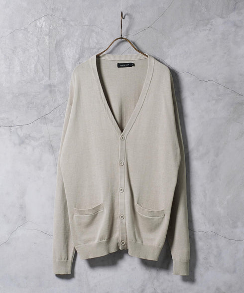 コットンカーディガン│トップス ニットカーデ 無地 長袖 レディース ユニセックス オーガニックコットン 綿 S M L XL 春 春服 秋 秋服 JIGGYSSHOP